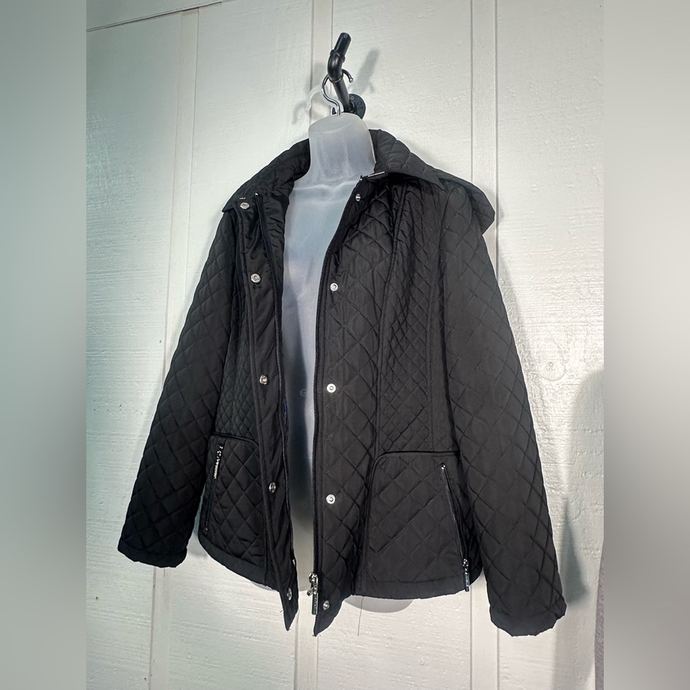 Calvin Klein Women’s Black Jacket Size Petite Large EUC